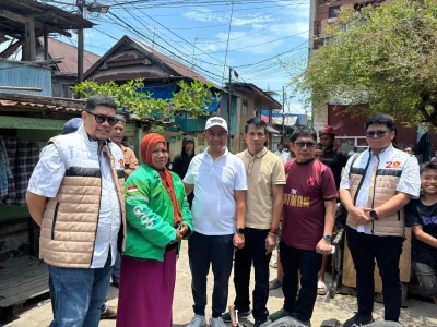 Gerindra Bantu Pengemudi Ojol Korban Bentrokan di Makassar