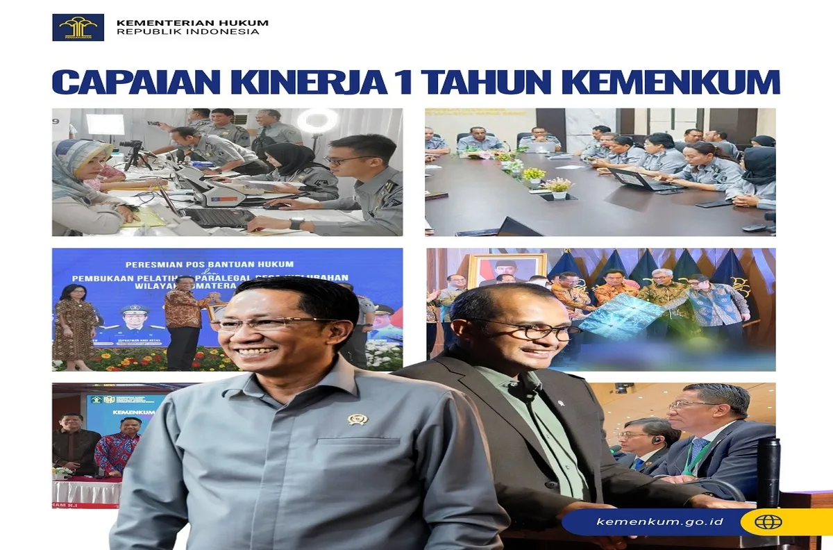 Kemenkum Catat Kinerja Reformasi Birokrasi dan Layanan Hukum Meningkat