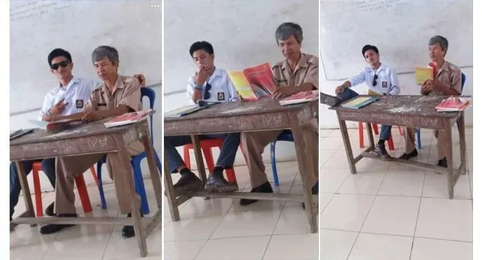 Fakta di Balik Foto Siswa SMA Merokok di Samping Guru