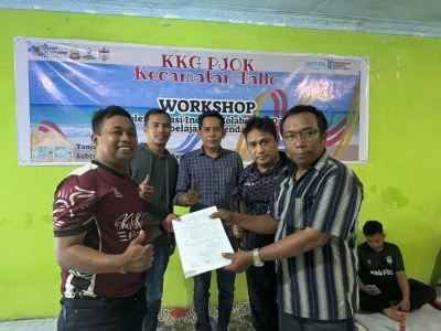 AHY terpilih Ketua KKG PJOK Kec.Tallo Periode 2025-2030,Saatnya MULIA kan Guru.