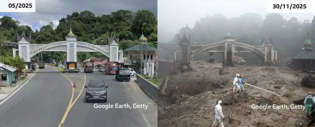 Satellite Images Reveal the Scale of Sumatra’s Devastating 2025 Floods and Landslides