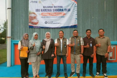 Kartika Tinjau Bulog, Pastikan Serapan Gabah dan Pangan Tetap Aman